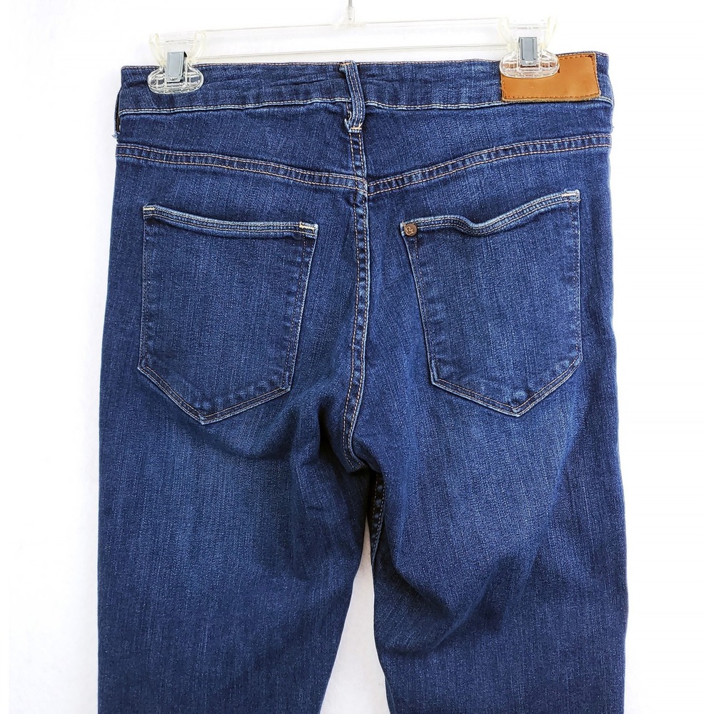 H&M &Denim Jeans Skinny High Waist Blue Size 28 Inseam 34 - Picture 4 of 9